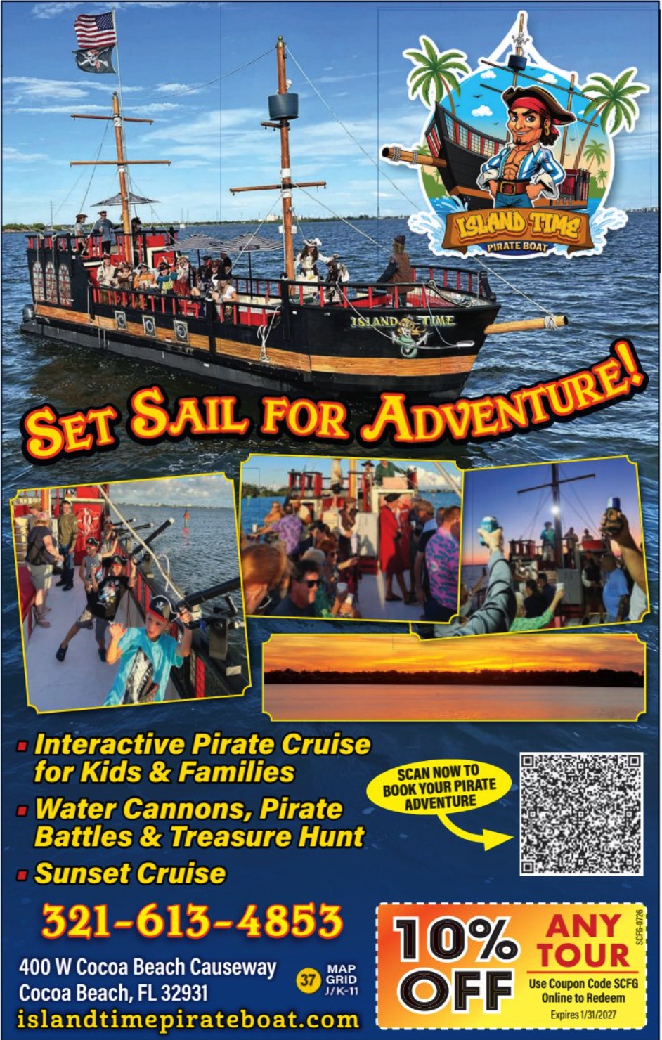 Island Time Pirate Boat