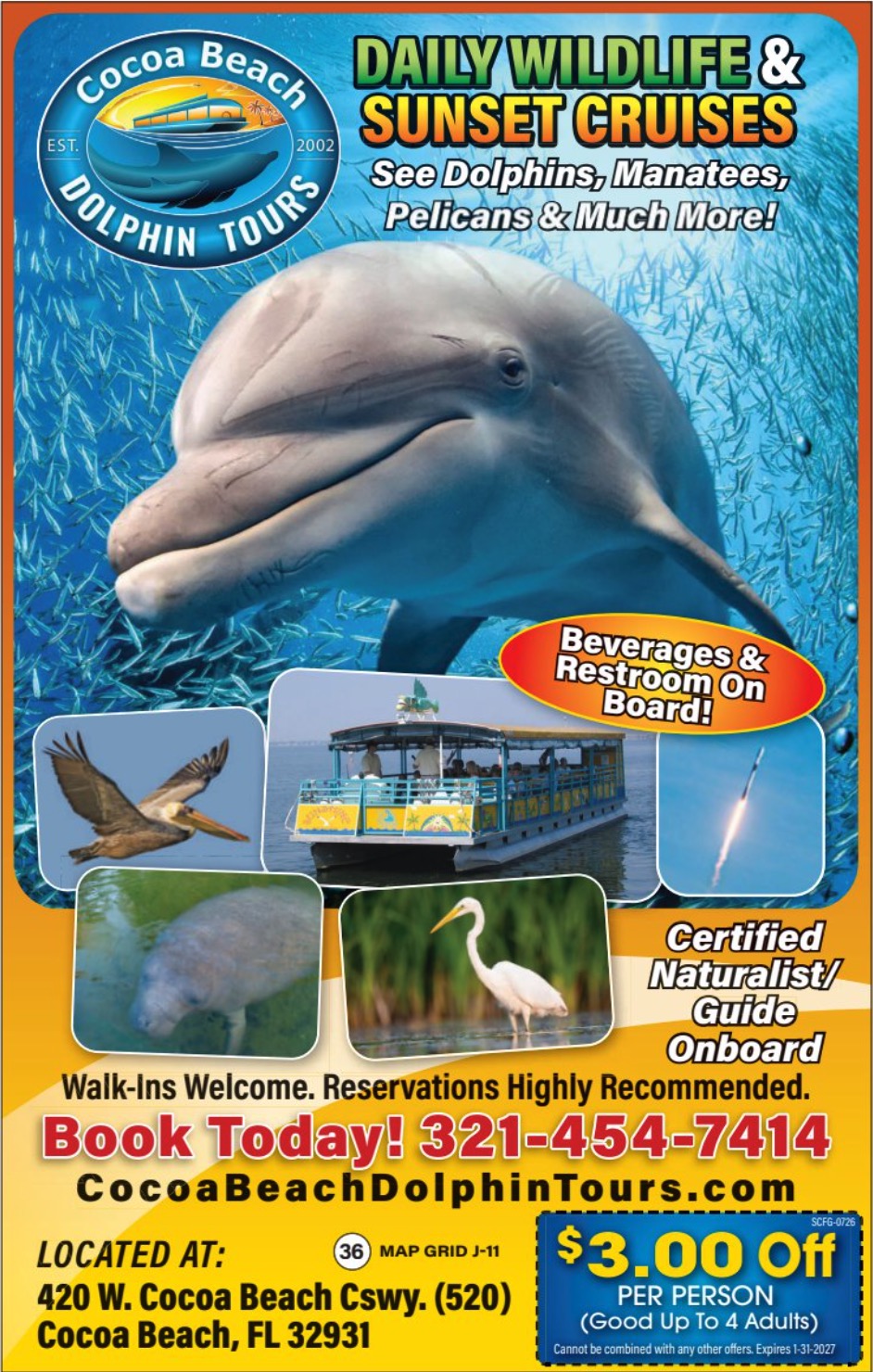 Cocoa Beach Dolphin Tours